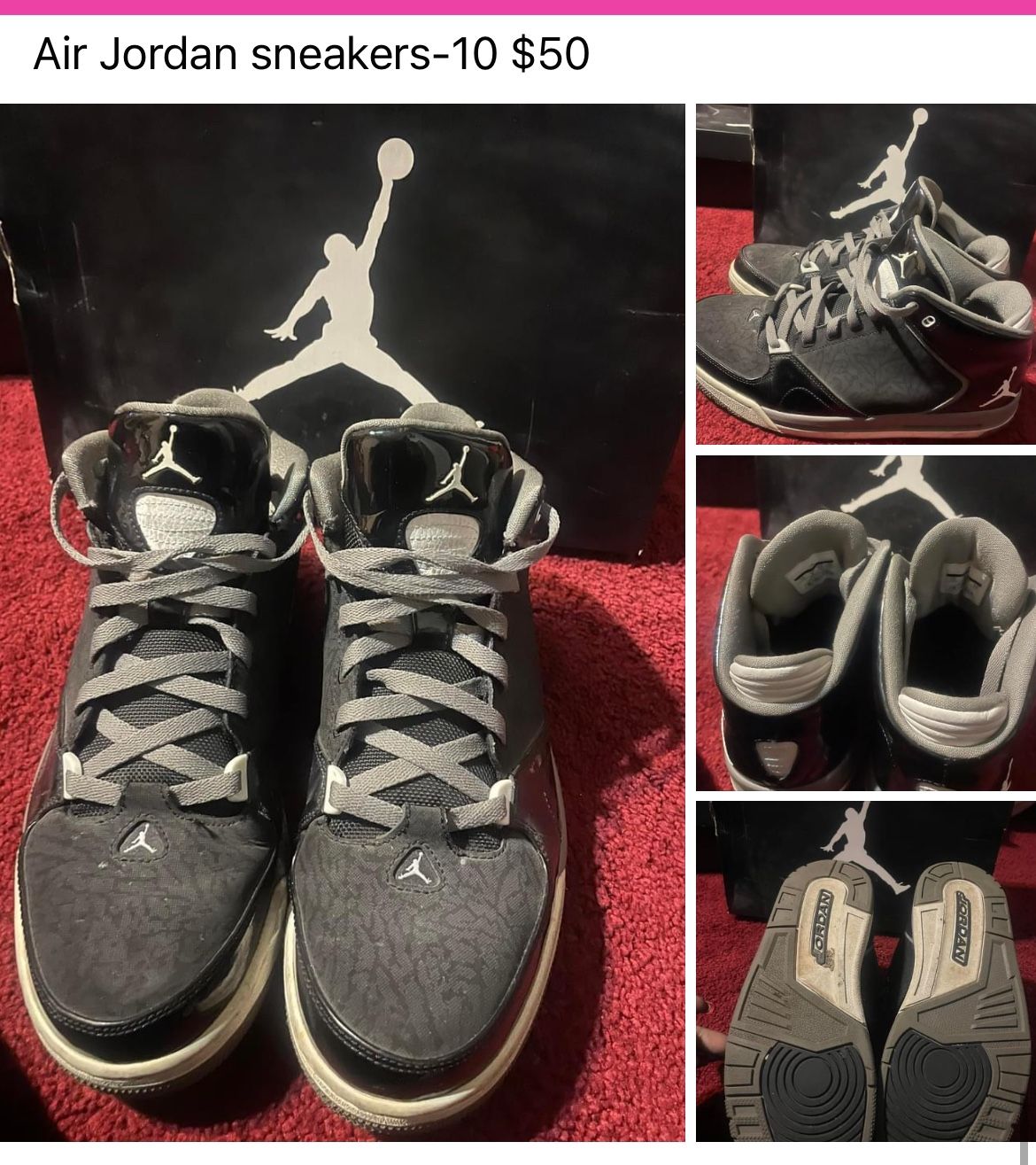 Air Jordan Sneakers -10 $50