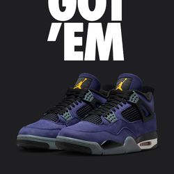 Jordan "Laker" Retro 4s