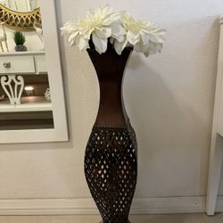 Metal Vase 31 Tall