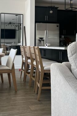 Set of 4 Nate Berkus + Jeremiah Brent Counter Stools