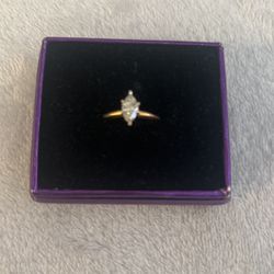 Solitaire Engagement/promise Ring 