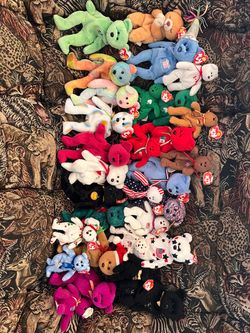 30 bear beanie babies