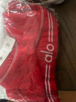 Alo Yoga Red Sports Bra Size M