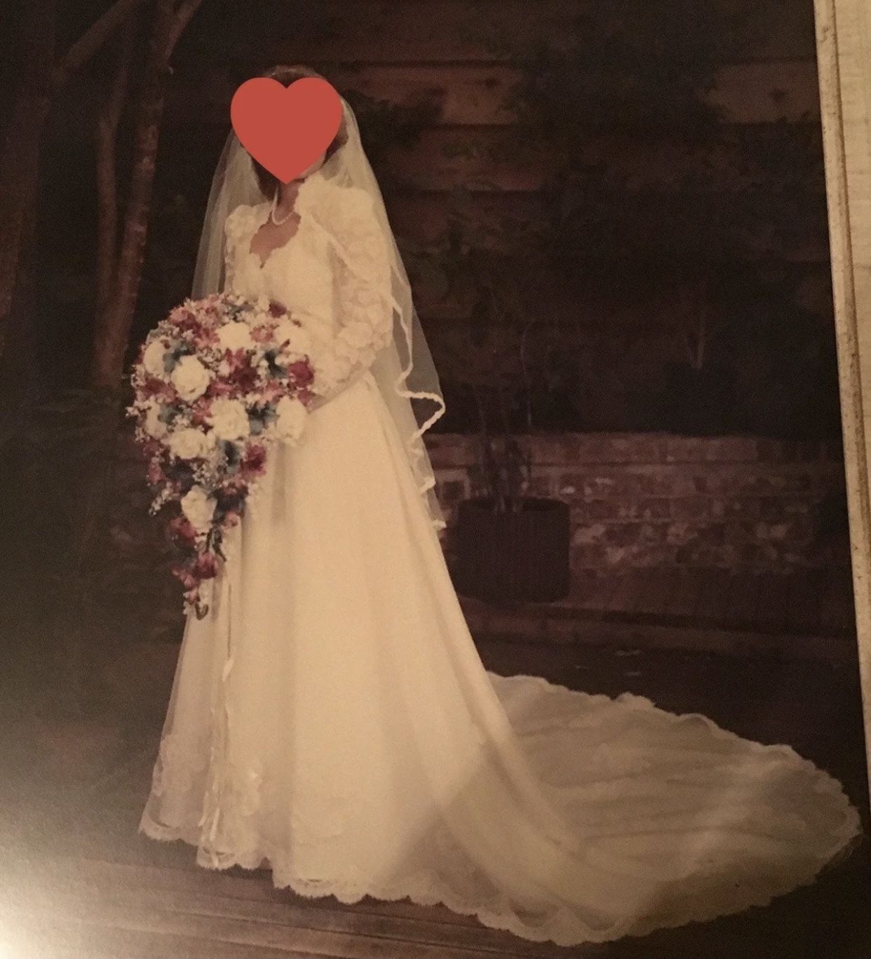 80’s Style Wedding Gown