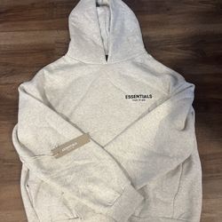 Essentials Fear Of God grey hoodie