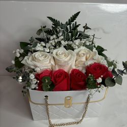 Purse Floral Arrangement 