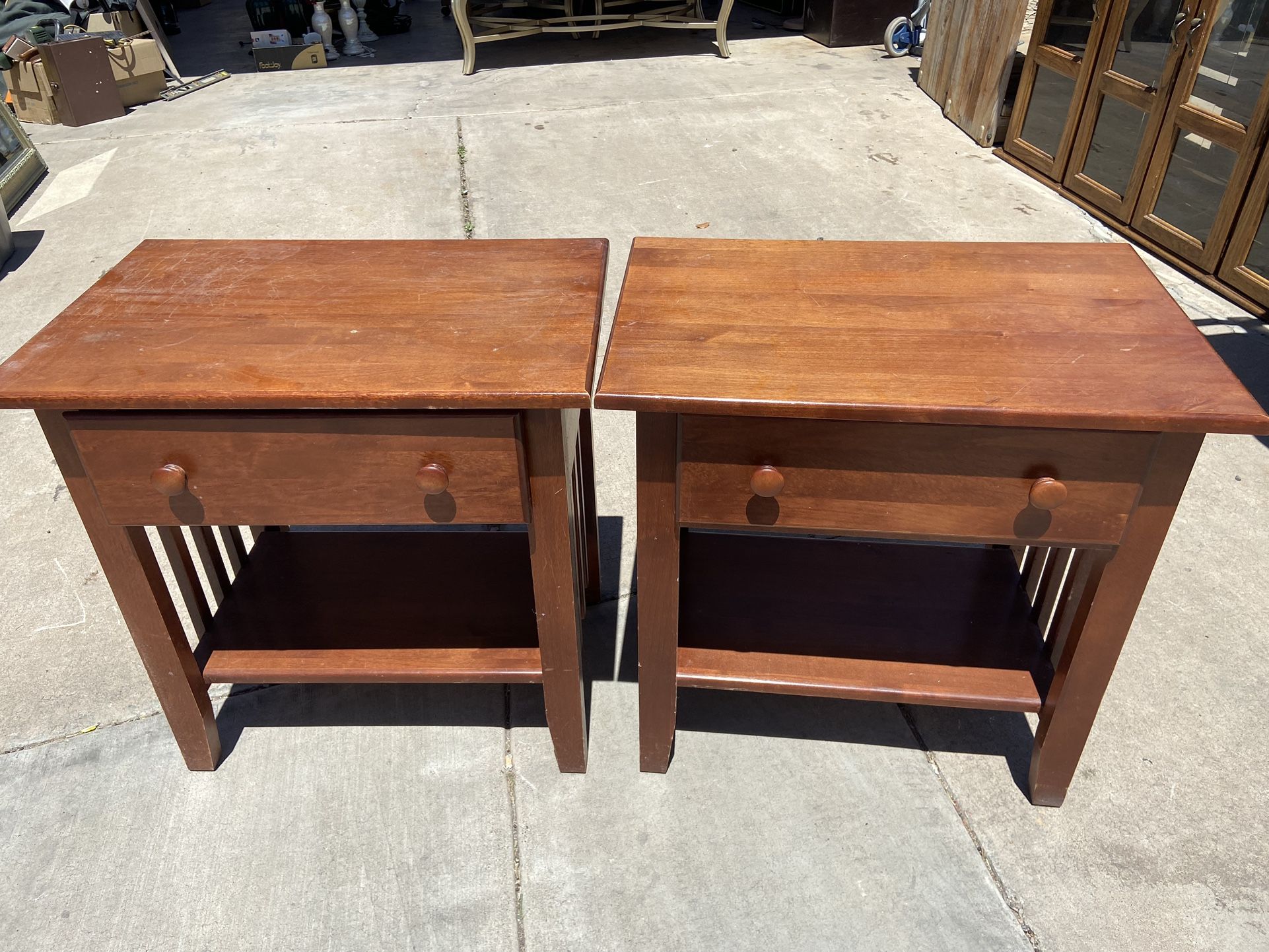 Wooden Side Tables End Tables 