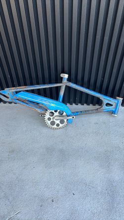Vintage BMX Bike Frame with Crankset