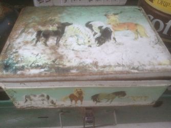 Vintage Metal Lunch Box