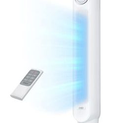 Dreo Tower Fan for Bedroom, 25ft/s Velocity Quiet Floor Fan, 90° Oscillating Fans for Indoors with 4 Speeds, 4 Modes, 8H Timer, Standing Fans, Bladele