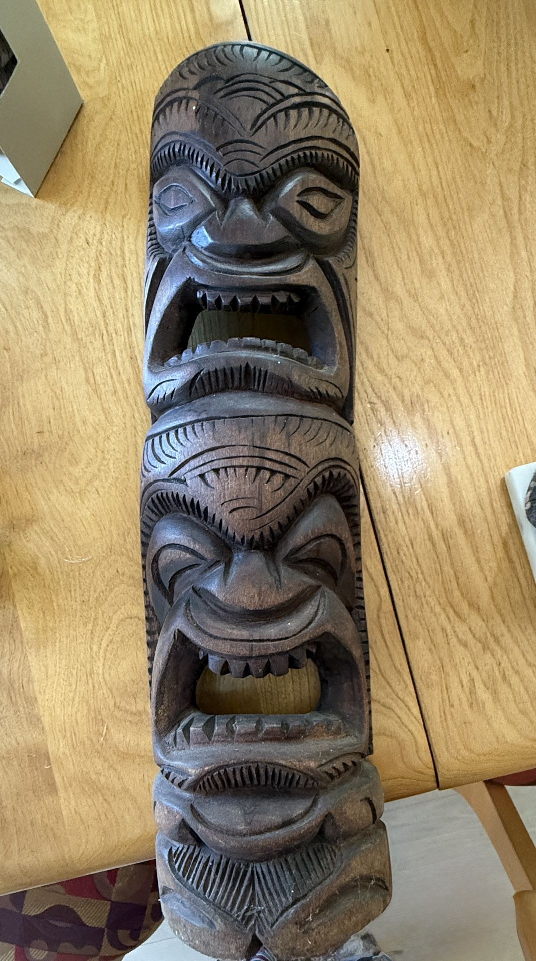 Wood Tiki Mask
