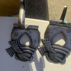 Snow Man Stocking Hangers 