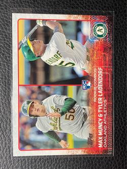 2015 Max Muncy Topps Update 1st True Rookie Card. Los Angeles Dodgers