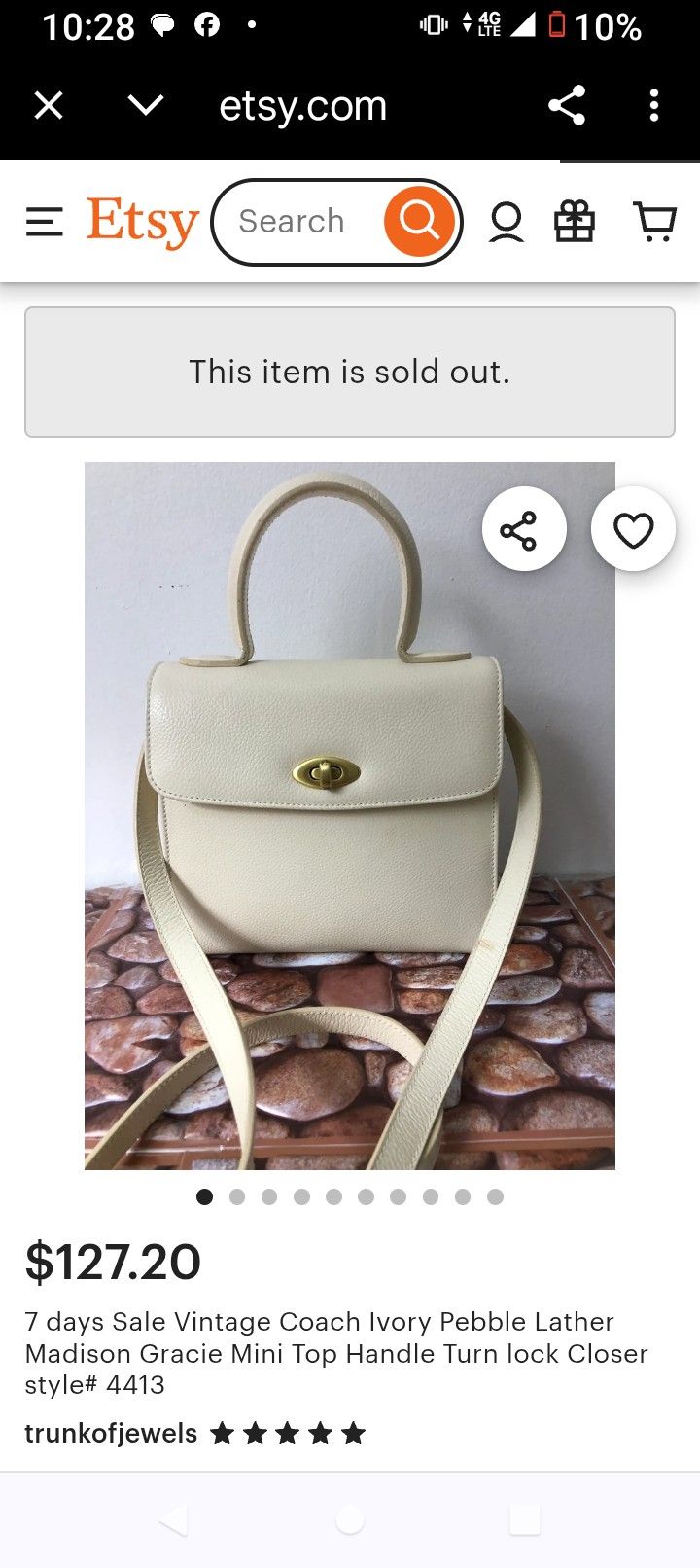 Coach Antique Purse Brand New