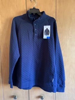 Mens Eddie Bauer Quilted Quarter Snap Shirt