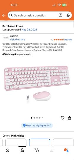 Wireless Keyboard And Mouse