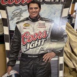 New NASCAR Coors Light Racing Cardboard Stand Up 
