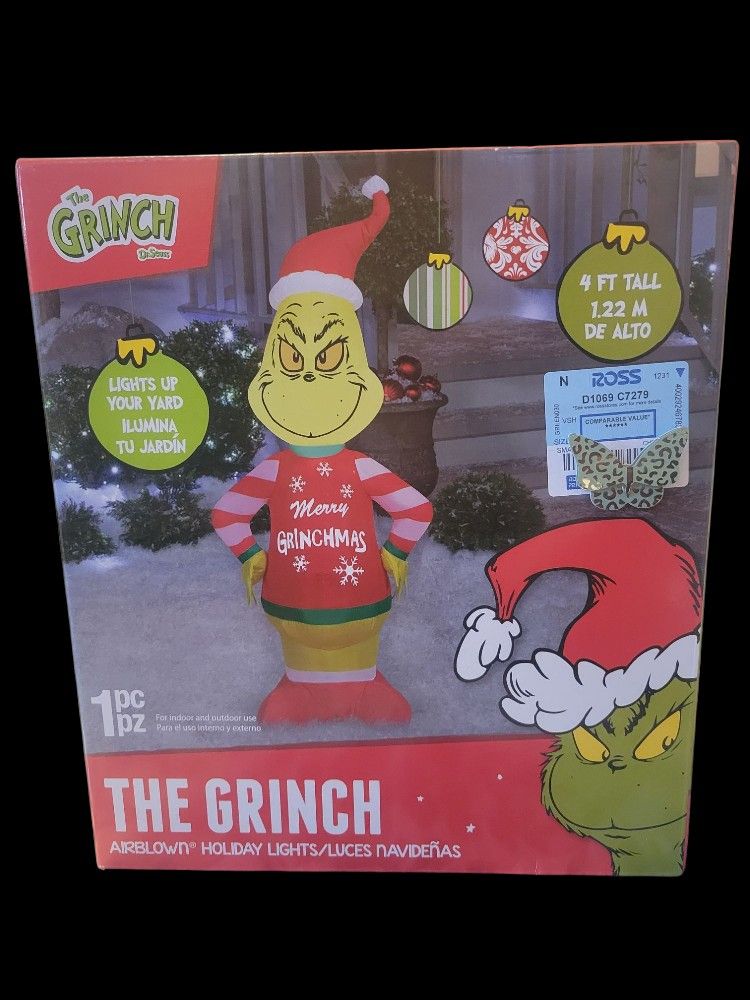 The Grinch Christmas Airblown 4ft Tall