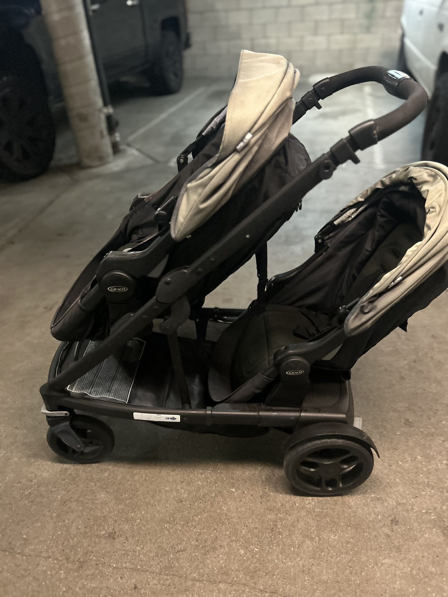 Baby Double Stroller
