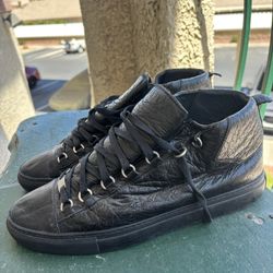 Balenciaga imported Italian arena black