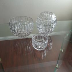 Cristal Vase Set.