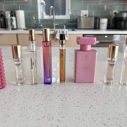 Decluttering my travel size fragrances