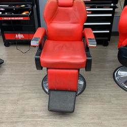 $200 Barber Chair Red 