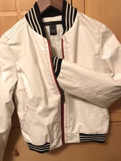 MARC Jacobs Ivory charol bomber jacket