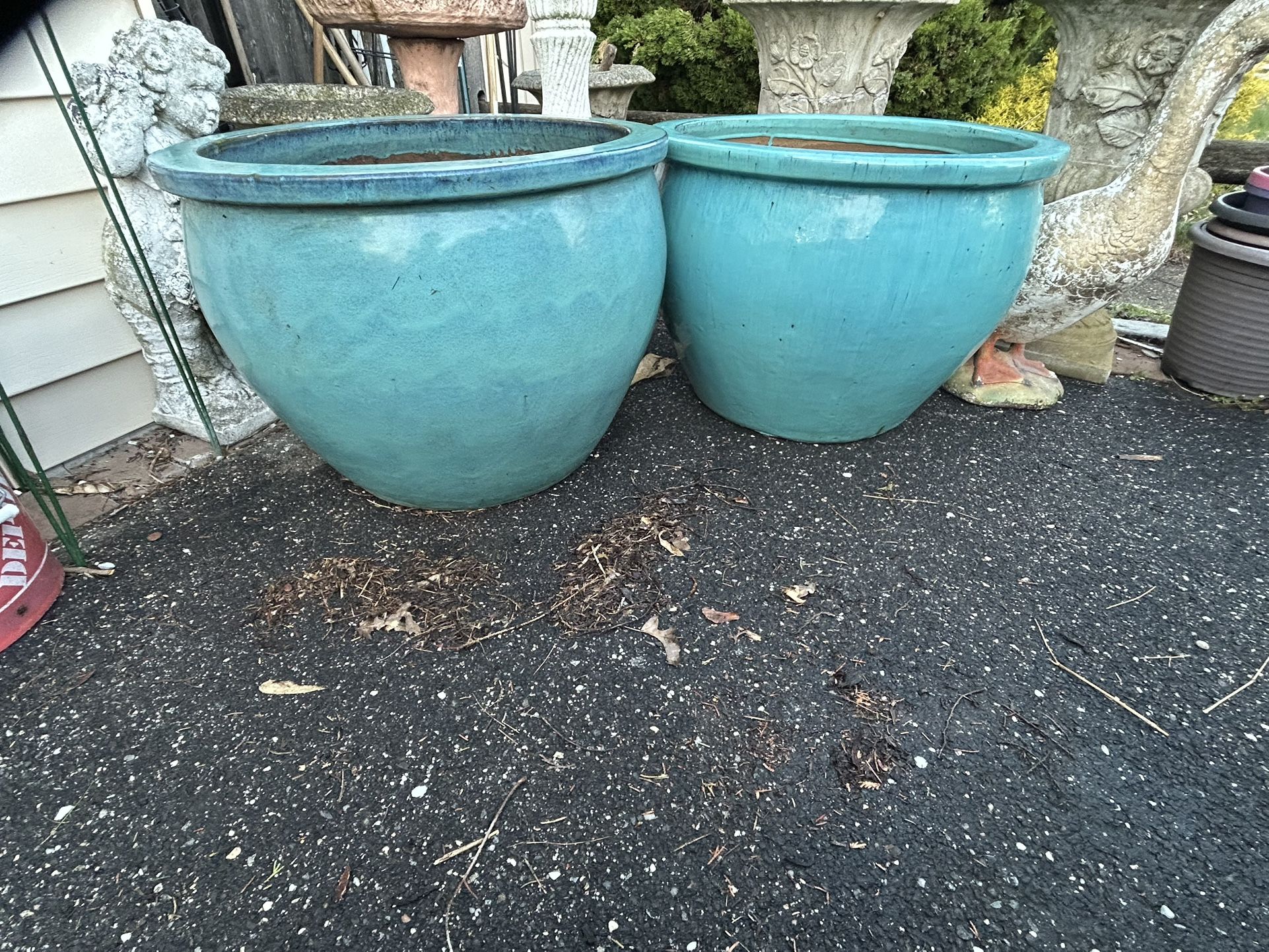 Set Of 25x25 Huge Super Heavy Campania Planters