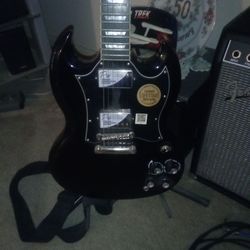 Epiphone SG P R O  With Fender Champion 100 Amp