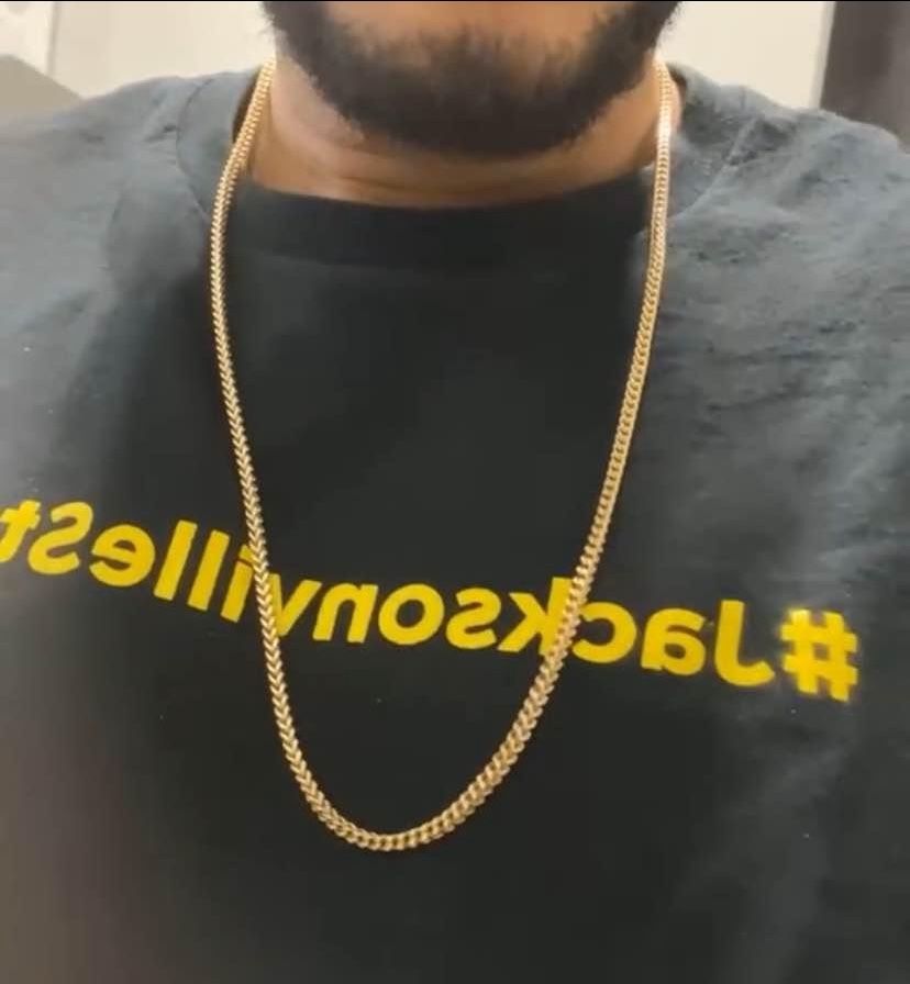 10k, gold franco chain