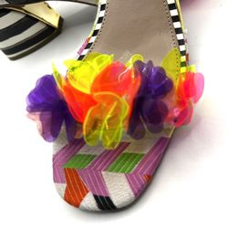 Rainbow Sandals By Betsy Johnson Size 10