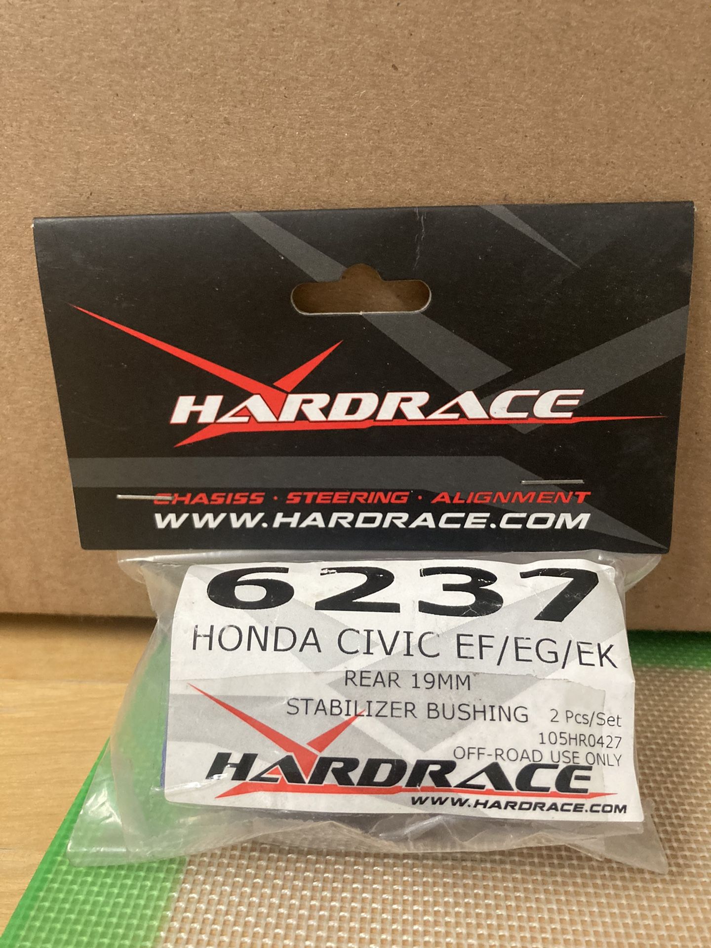 Honda/Acura Integra/Civic rear sway bar bushings (Hardrace #6237)