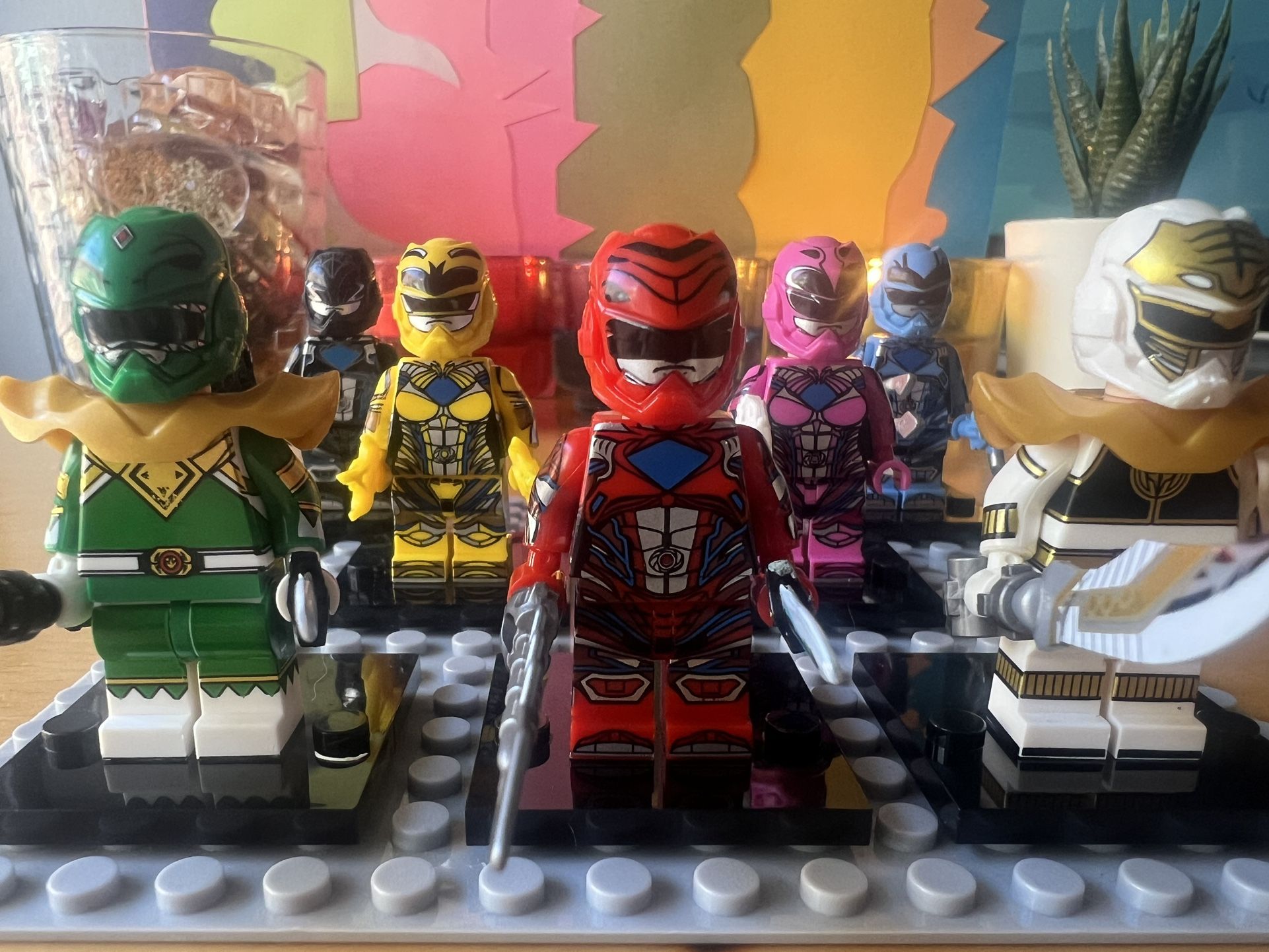 (7) Power Rangers Minifigures