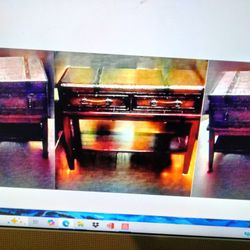 Antique Suitcase Table Set $150.00 OBO