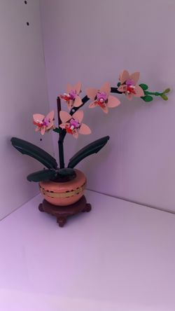 Beautiful Lego Orchid Set w/ Instructions Manual