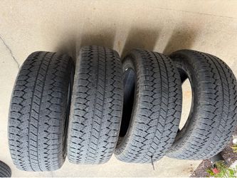 4 bridgestone dueler AT tires , 275/60/20