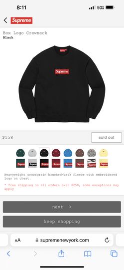 Supreme Box Logo Crewneck 