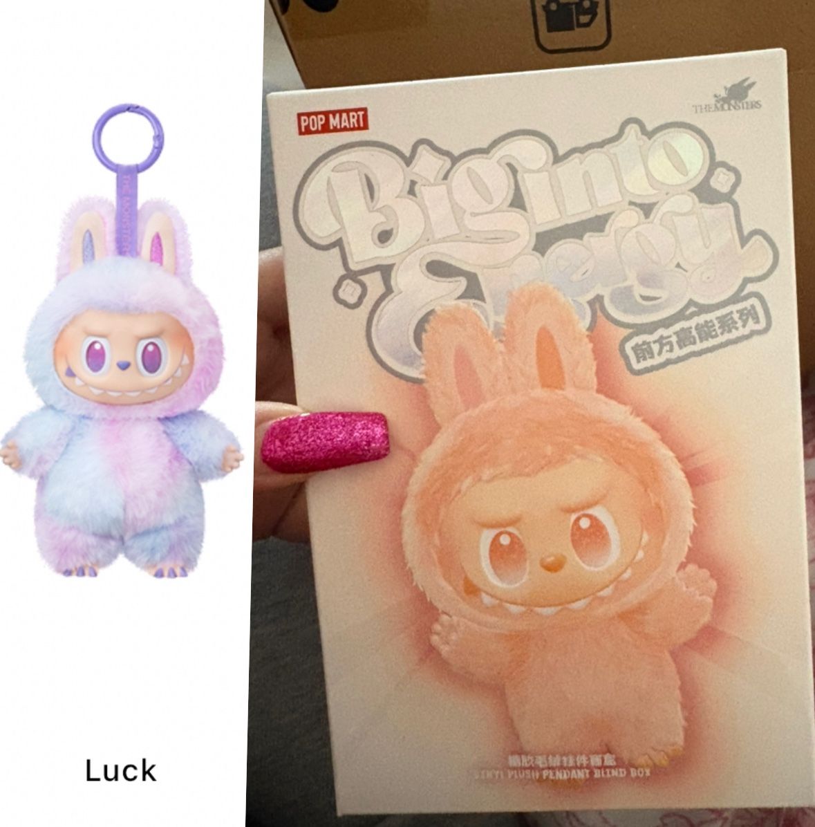 Labubu Big Into Energy LUCK unopened
