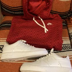 Nike Shoes And Hoodie Combo 