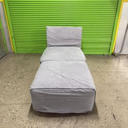 Arm Chair with Ottoman - Free Delivery