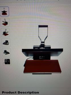 16" x 24" High Pressure Manual Digital T-shirt Heat Press