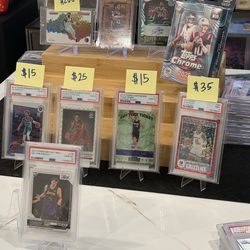 NBA nfl mlb cards slabs and more