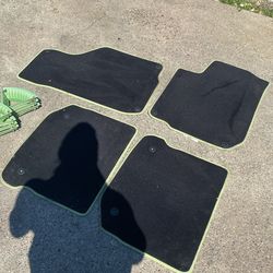 OEM VW Beetle 2003 Mats Lime Edition