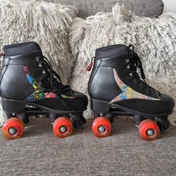 Voko Rainbow Flashing Lights Roller Skates Size 37 (6.5) women’s