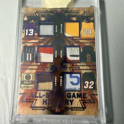 Kobe Bryant/lebron James + more game used patches!