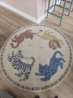 West Elm Mid-century Safari Kids Rug