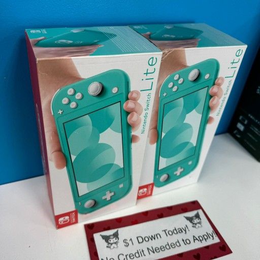 Nintendo Switch Lite Gaming Console New - Pay $1 To take It home And pay The rest Later