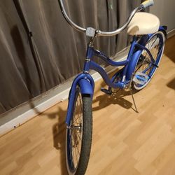 2 Huffy Cranbrook 24" Cruiser Bikes Blue 