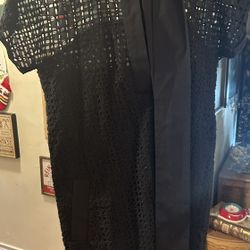 Banana Republic Black Swim Suit Cover Up